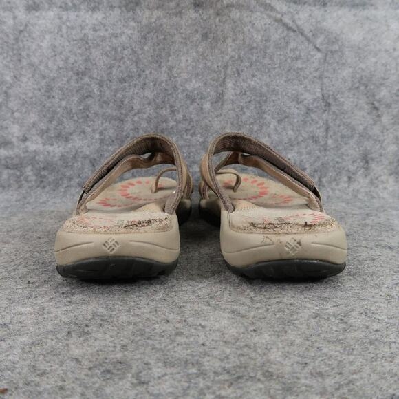 Columbia Shoes Womens 6 Sandals Casual Outdoor Active Sport Toe Ring Leather Tan - Picture 5 of 12